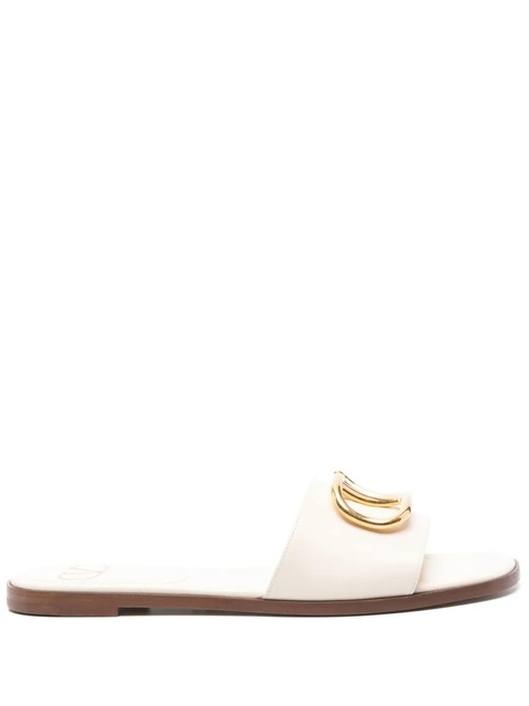 Valentino Garavani VLogo Signature slides - Neutrals - zdjęcie produktu nr 1