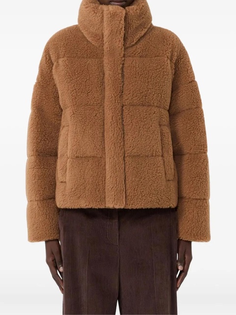 Weekend Max Mara Alfredo funnel-neck panelled jacket - Brown - zdjęcie produktu nr 1