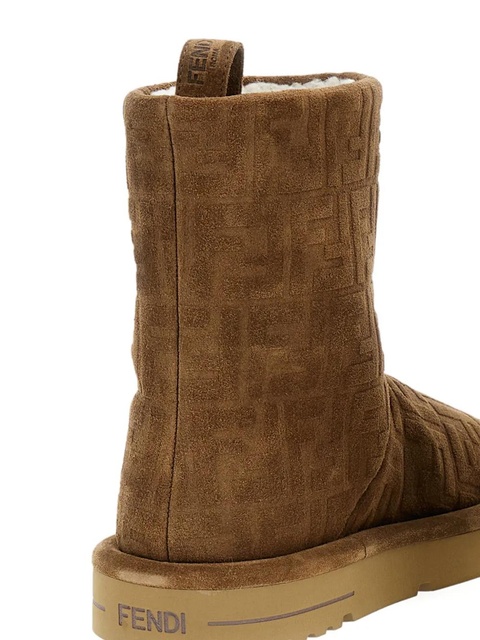 FENDI FF-motif boots - Brown - zdjęcie produktu nr 2