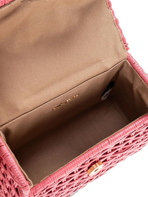 Cult Gaia woven top-handle mini bag - Pink - zdjęcie produktu nr 2