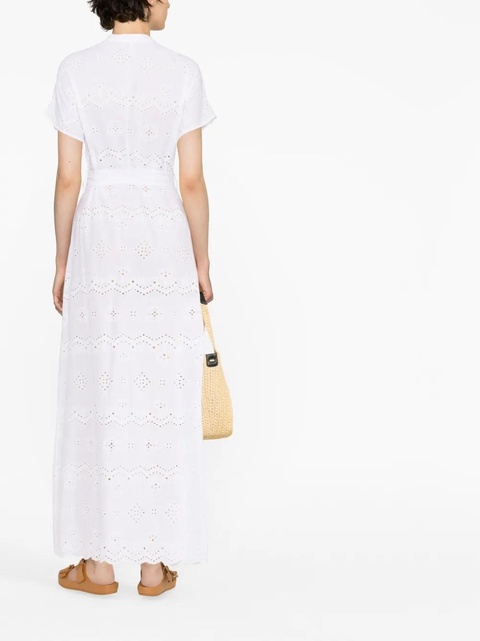 MC2 Saint Barth Keira broderie-anglaise maxi dress - White - zdjęcie produktu nr 2