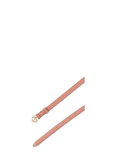 FENDI FF-buckle leather belt - Pink - zdjęcie produktu nr 1