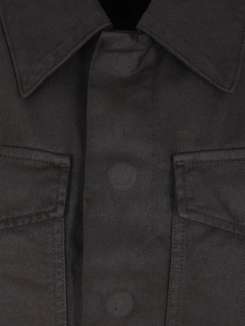 LEMAIRE cotton denim jacket - Brown - zdjęcie produktu nr 2