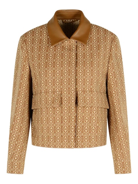 Max Mara jacquard cotton jacket - Brown - zdjęcie produktu nr 1