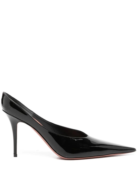 Amina Muaddi 105mm Anok mules - Black - zdjęcie produktu nr 1