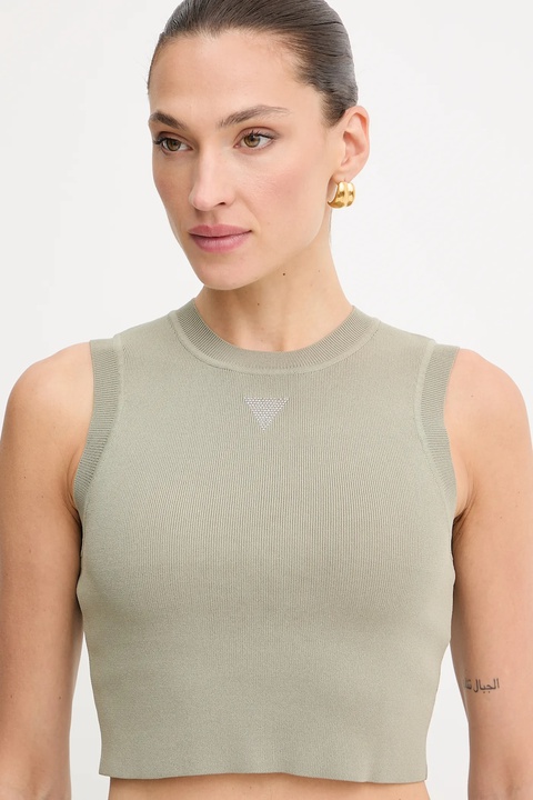 Guess top ALEXIA damski kolor zielony W4GZ34 Z3F40 - zdjęcie produktu nr 2