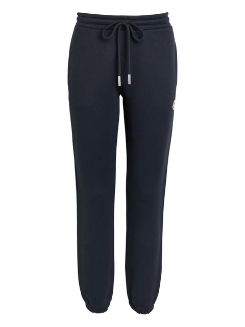 Moncler drawstring-waist track pants - Blue - zdjęcie produktu nr 1