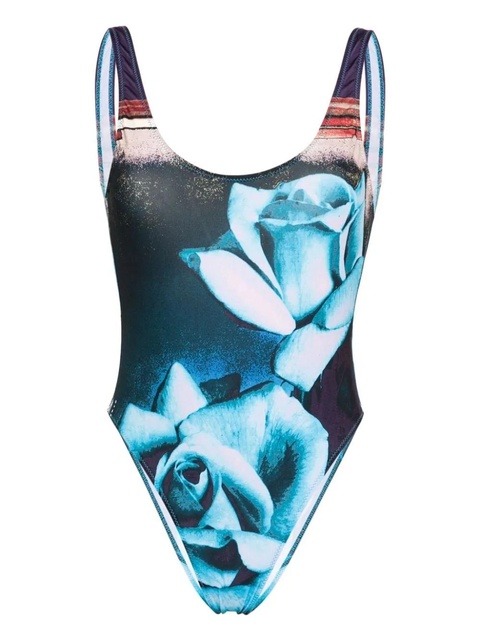 Jean Paul Gaultier The Blue Roses graphic-print swimsuit - zdjęcie produktu nr 2