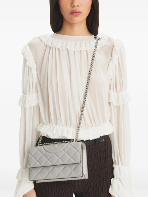 Tory Burch small Fleming convertible shoulder bag - Grey - zdjęcie produktu nr 2