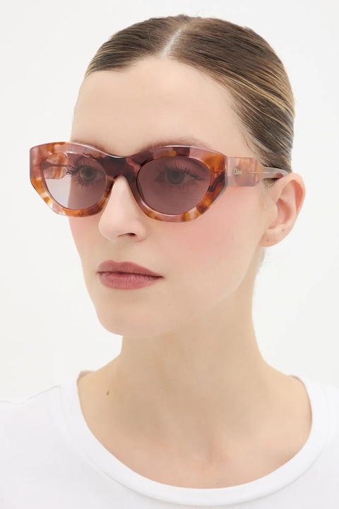 Chloé okulary przeciwsłoneczne damskie kolor czerwony CH0220S - zdjęcie produktu nr 1