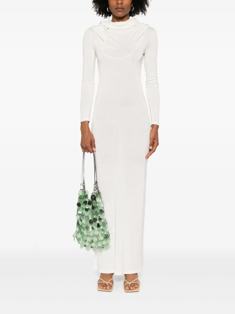 Aya Muse fine-knit maxi dress - White - zdjęcie produktu nr 2