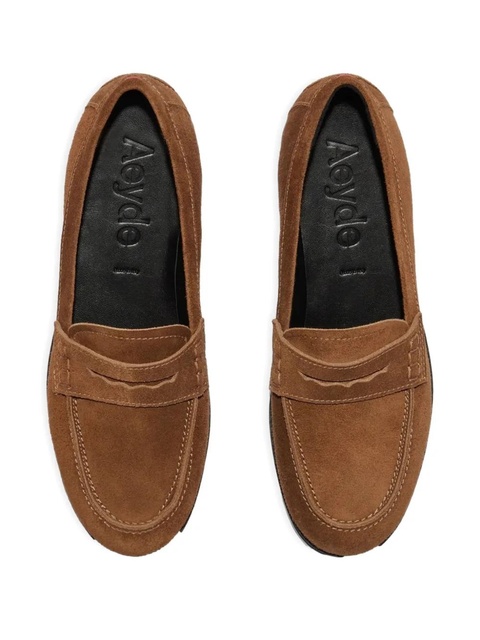 Aeyde Oscar suede loafers - Brown - zdjęcie produktu nr 2