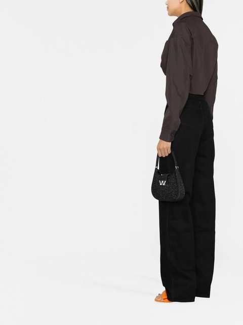 Off-White cropped long-sleeve shirt - Grey - zdjęcie produktu nr 2