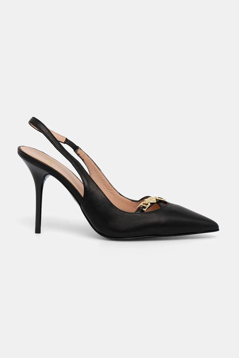 Love Moschino szpilki skórzane kolor czarny JA10309G1NIA0000 - zdjęcie produktu nr 2