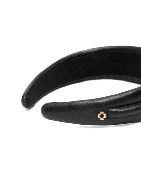 Maje leather headband - Black - zdjęcie produktu nr 2