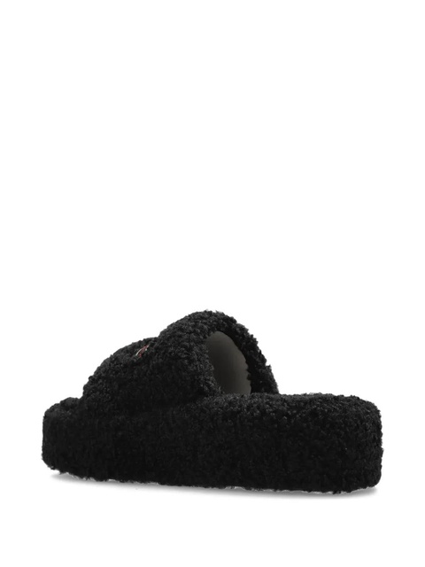 Balenciaga logo-embroidered platform sandals - 1096 - zdjęcie produktu nr 2