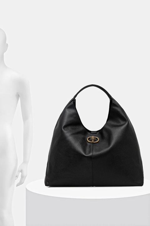 Kurt Geiger London torebka skórzana CHELSEA kolor czarny 5049700109 - zdjęcie produktu nr 1