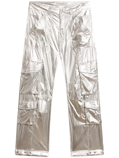 Golden Goose metallic cargo pants - Silver - zdjęcie produktu nr 1