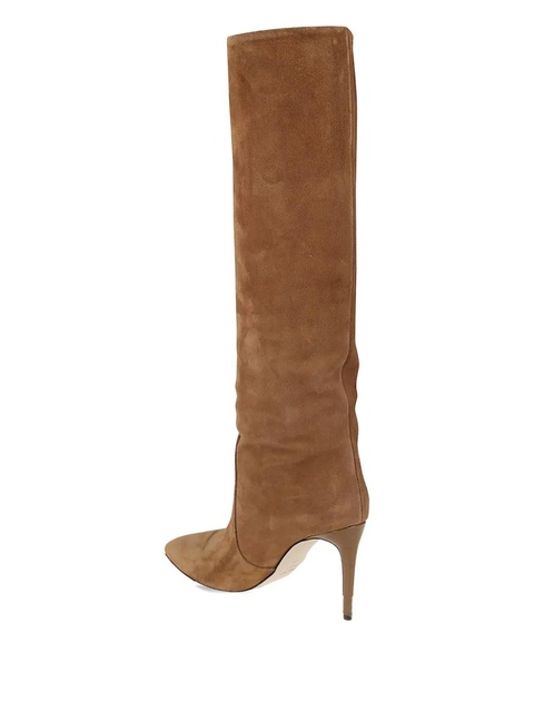 Paris Texas 85mm suede leather knee-high boots - Brown - zdjęcie produktu nr 2