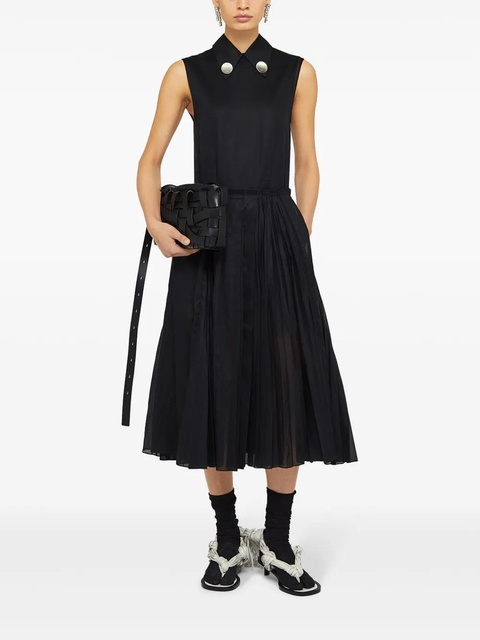 Jil Sander interwoven-design leather clutch bag - Black - zdjęcie produktu nr 2