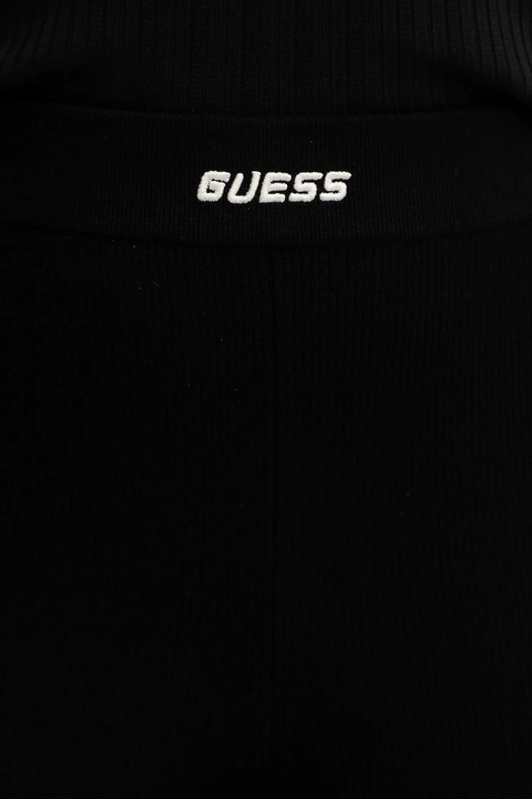 Guess spodnie z domieszką wełny FLAMINIA damskie kolor czarny dzwony high waist V5BB08 Z3JD2 - zdjęcie produktu nr 2