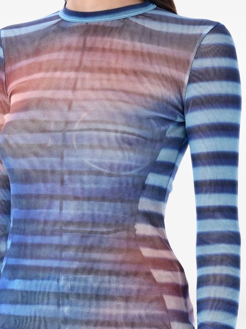 Jean Paul Gaultier striped top - Blue - zdjęcie produktu nr 2