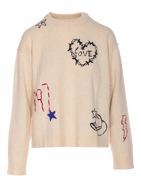 Zadig&Voltaire embroidered sweater - Neutrals - zdjęcie produktu nr 1