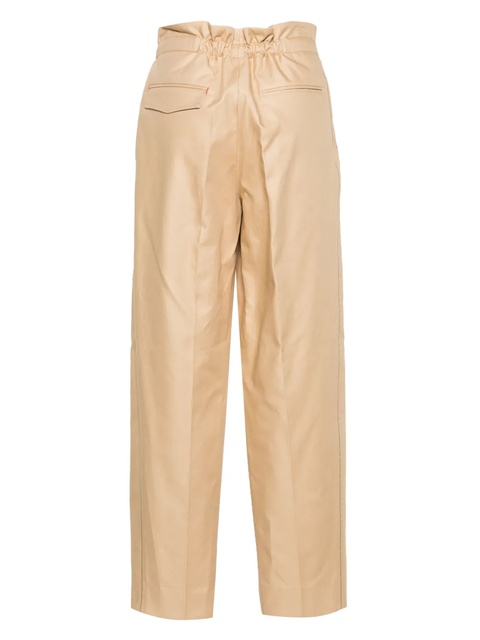 Victoria Beckham Fluid high-waist wide-leg trousers - Neutrals - zdjęcie produktu nr 2