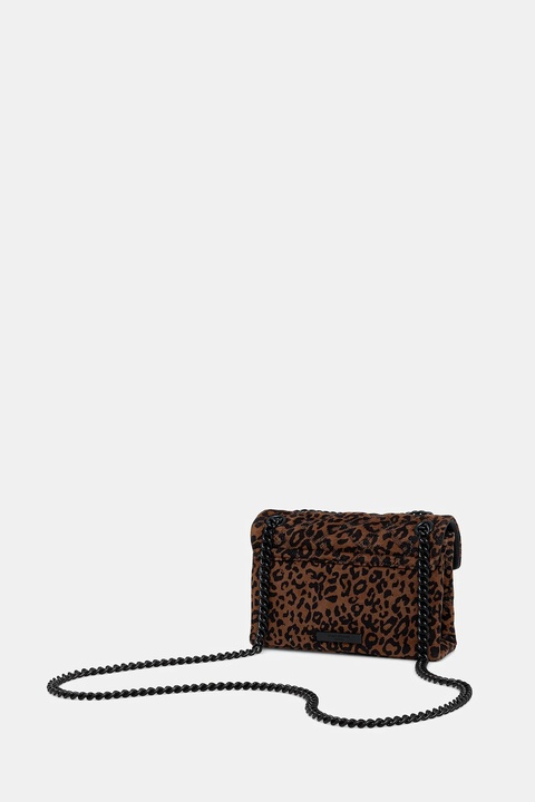 Kurt Geiger London torebka zamszowa MINI KENSINGTON kolor brązowy 5017339289 - zdjęcie produktu nr 2