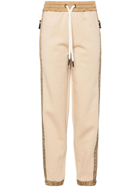 Moncler Grenoble side-stripe track pants - Neutrals - zdjęcie produktu nr 1