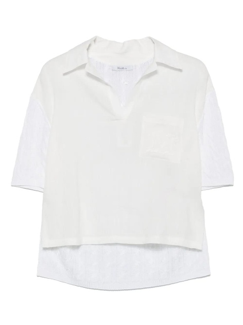Max Mara Pavidi top - White - zdjęcie produktu nr 1