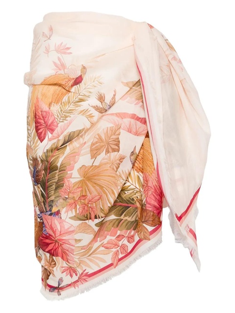 ZIMMERMANN printed cotton pareo - Neutrals - zdjęcie produktu nr 1
