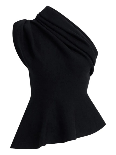 KHAITE AIMEE wool top - Black - zdjęcie produktu nr 1