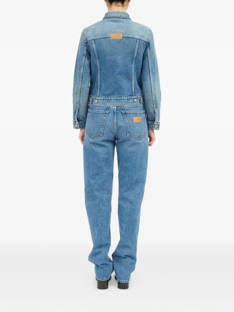 MM6 Maison Margiela two-tone denim jacket - Blue - zdjęcie produktu nr 1