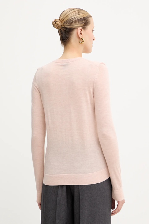 BOSS sweter wełniany damski kolor różowy lekki 50544987 - zdjęcie produktu nr 1