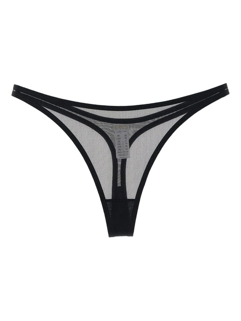 ERES Promesse tulle thong briefs - Black - zdjęcie produktu nr 2