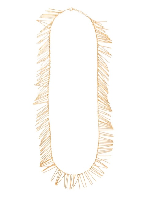 Jil Sander needle-detail necklace - Gold - zdjęcie produktu nr 1