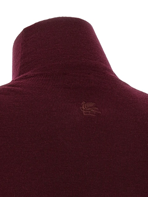 ETRO high-neck ribbed wool sweater - Red - zdjęcie produktu nr 2