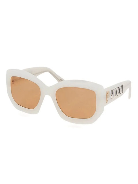 PUCCI logo-print square-frame sunglasses - White - zdjęcie produktu nr 2