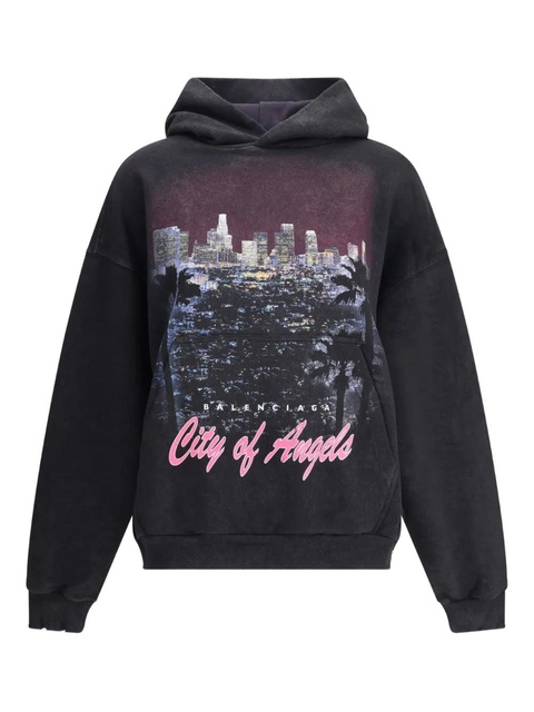 Balenciaga Los Angeles cityscape hoodie - Black - zdjęcie produktu nr 1