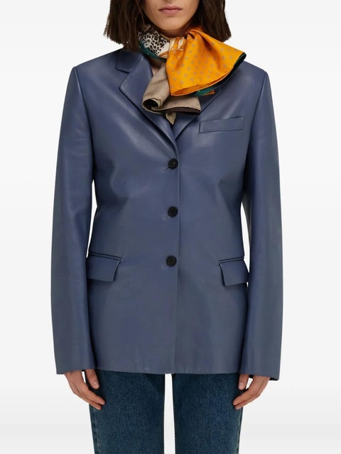 Ferragamo Madras-print silk foulard - Green - zdjęcie produktu nr 2