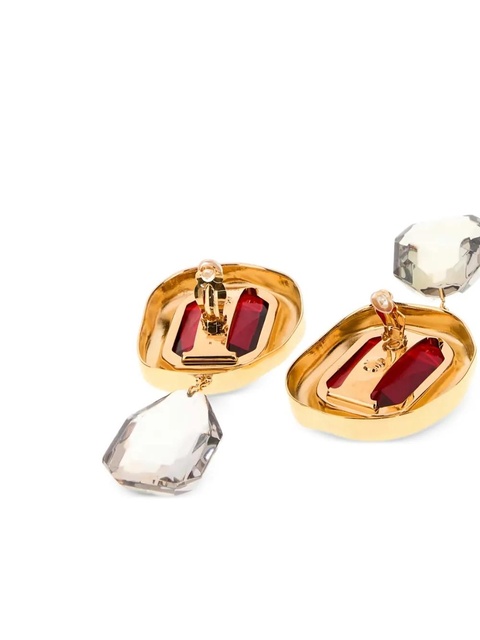 Givenchy Sculptural Crystal earrings - Gold - zdjęcie produktu nr 2