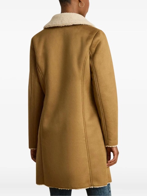 Lauren Ralph Lauren faux-fur collar coat - Brown - zdjęcie produktu nr 2