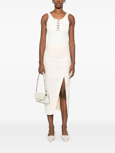 SANDRO ribbed top - Neutrals - zdjęcie produktu nr 2