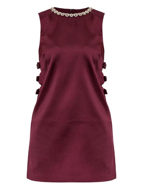 Self-Portrait cut-out mini dress - Red - zdjęcie produktu nr 1