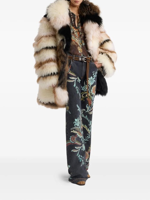 ETRO patchwork coat - Neutrals - zdjęcie produktu nr 2