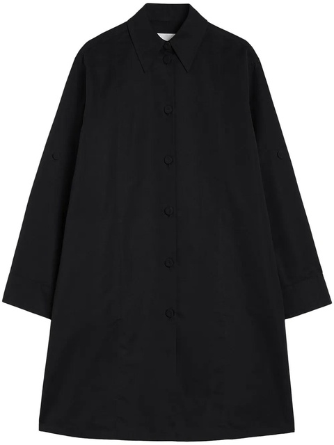 Jil Sander button-up coat - Black - zdjęcie produktu nr 1