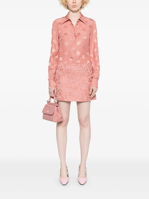 Dolce & Gabbana DNA brocade mini skirt - Pink - zdjęcie produktu nr 2