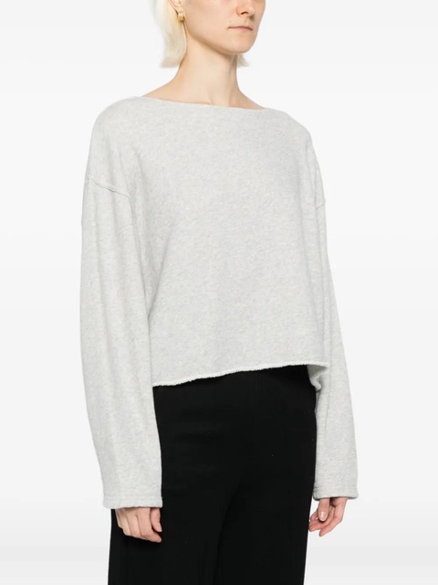 American Vintage knitted cotton top - Grey - zdjęcie produktu nr 1