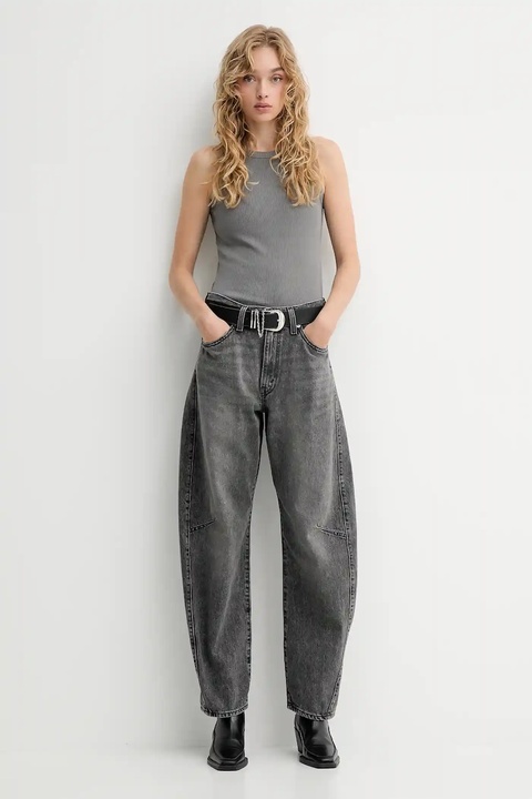 Levi's top bawełniany kolor szary A3381 - zdjęcie produktu nr 2
